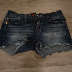 Denim shorts